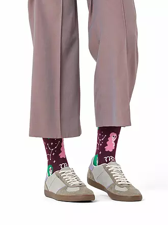 HAPPY SOCKS | Damen Socken JUNGFRAU 36-40 dark red | 